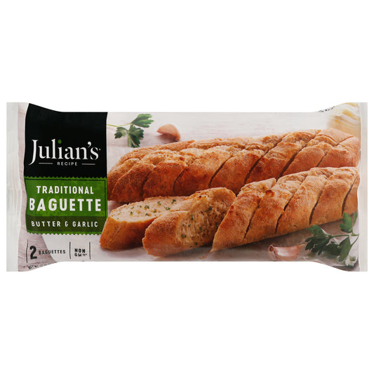 Julian's Butter & Garlic Traditional Baguette 2 ea