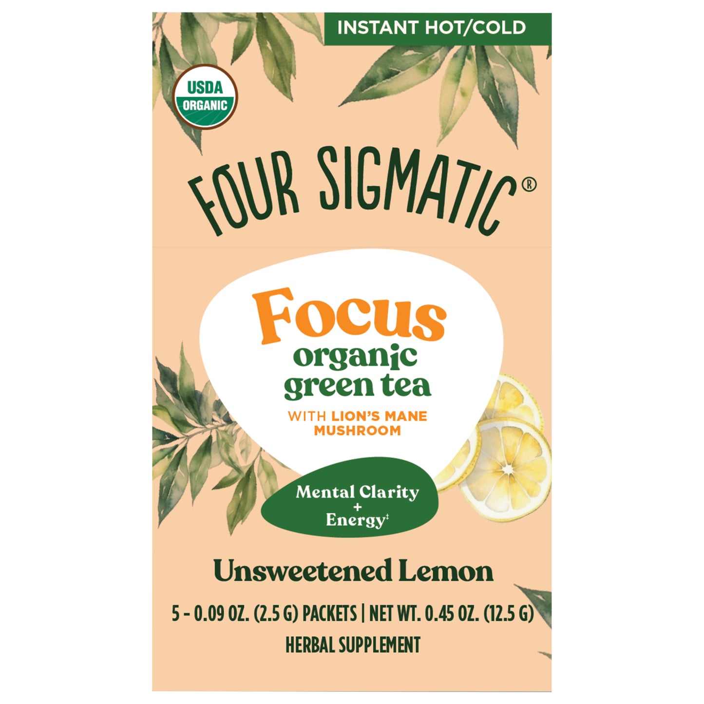 Focus Organic Green Tea SS 5 Count