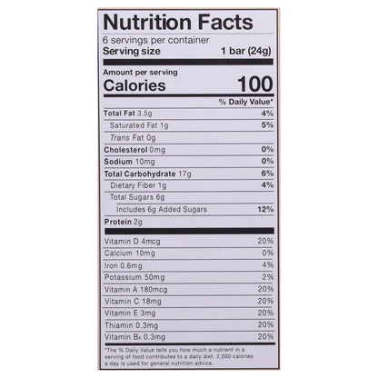 MadeGood Chocolate Chip Granola Bars 6 - 0.85 oz Bars