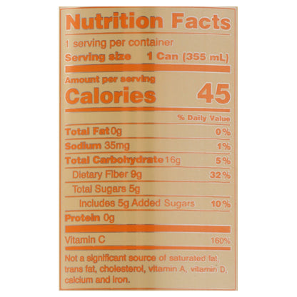 OLIPOP Orange Squeeze, A New Kind of Soda 12 fl oz