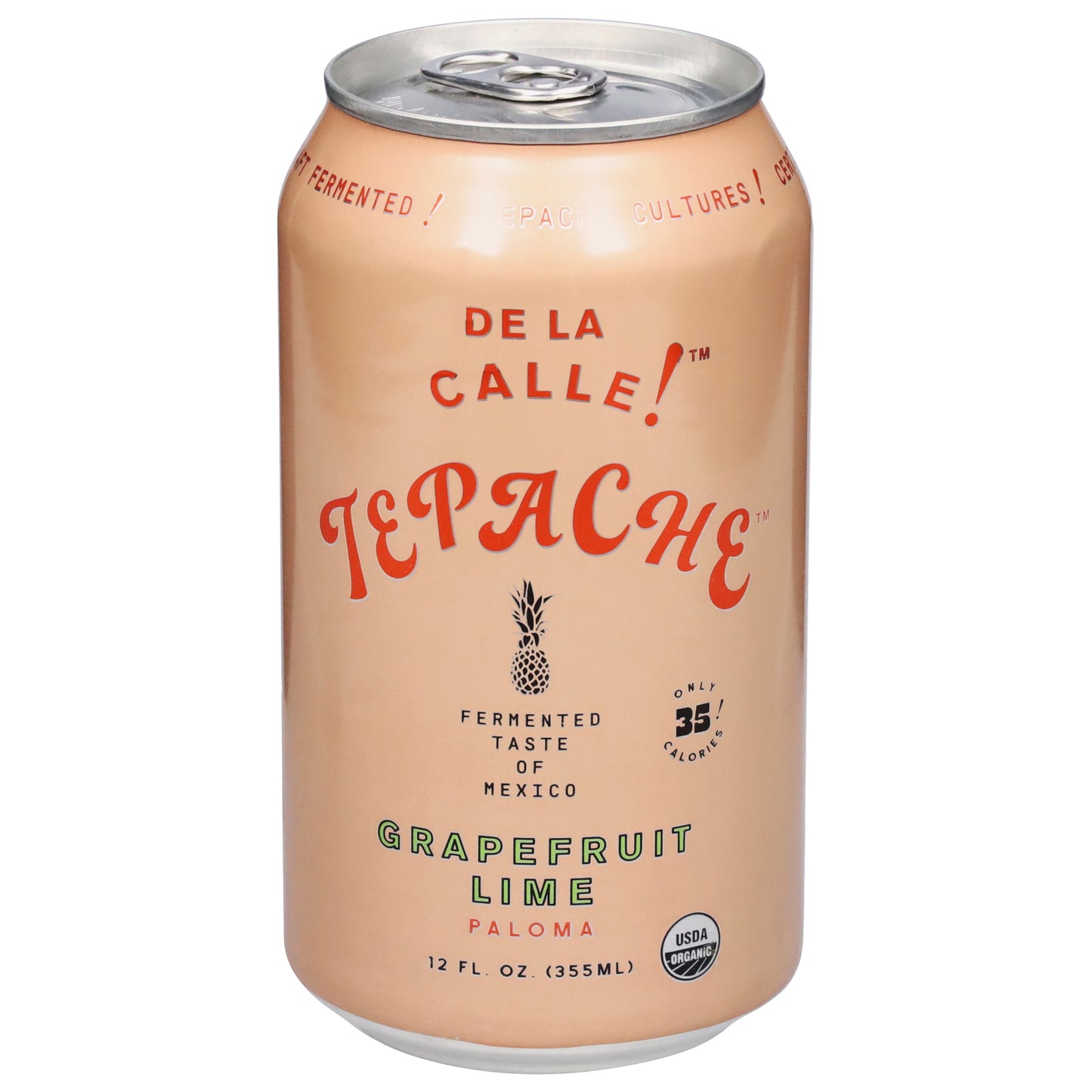 De La Calle! Grapefruit Lime Paloma Tepache 12 fl oz