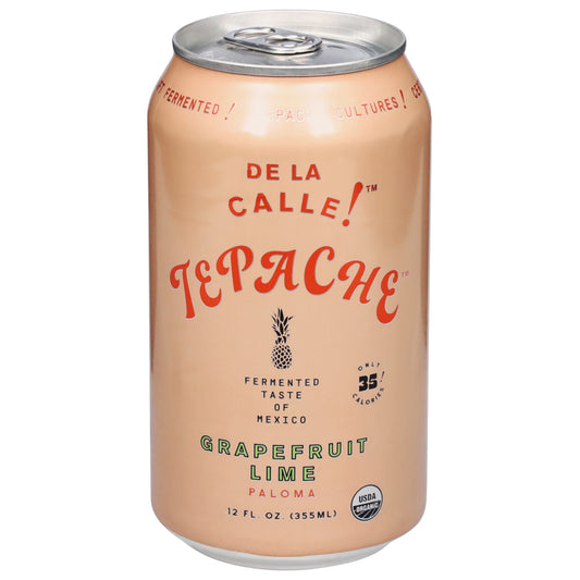 De La Calle! Grapefruit Lime Paloma Tepache 12 fl oz