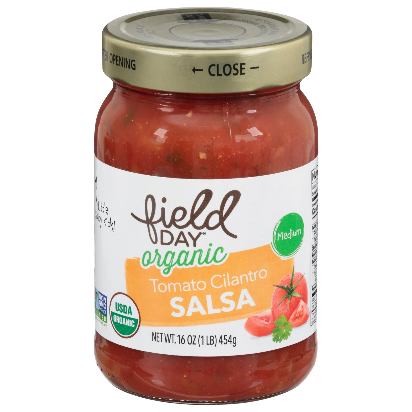 Field Day Organic Medium Tomato Cilantro Salsa 16 oz