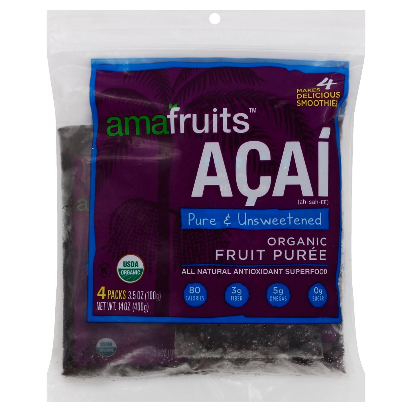 Amafruits Fruit Puree 4 ea