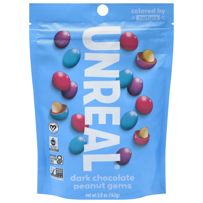 Unreal Dark Chocolate Peanut Gems 5.0 oz