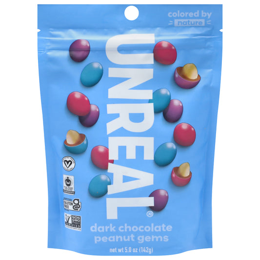 Unreal Dark Chocolate Peanut Gems 5.0 oz