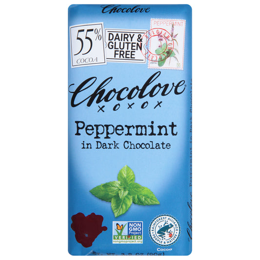 Chocolove In Dark Chocolate Peppermint 3.2 oz
