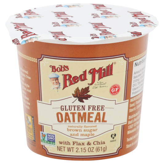 Bob's Red Mill Gluten Free Brown Sugar and Maple Oatmeal 2.15 oz