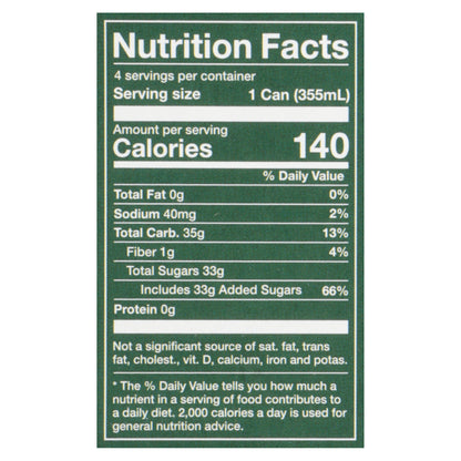 Reed's Real Original Ginger Ale 4 - 12 fl oz Cans