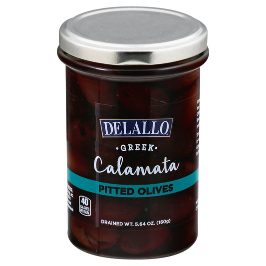 Delallo Greek Calamata Pitted Olives 5.64 oz