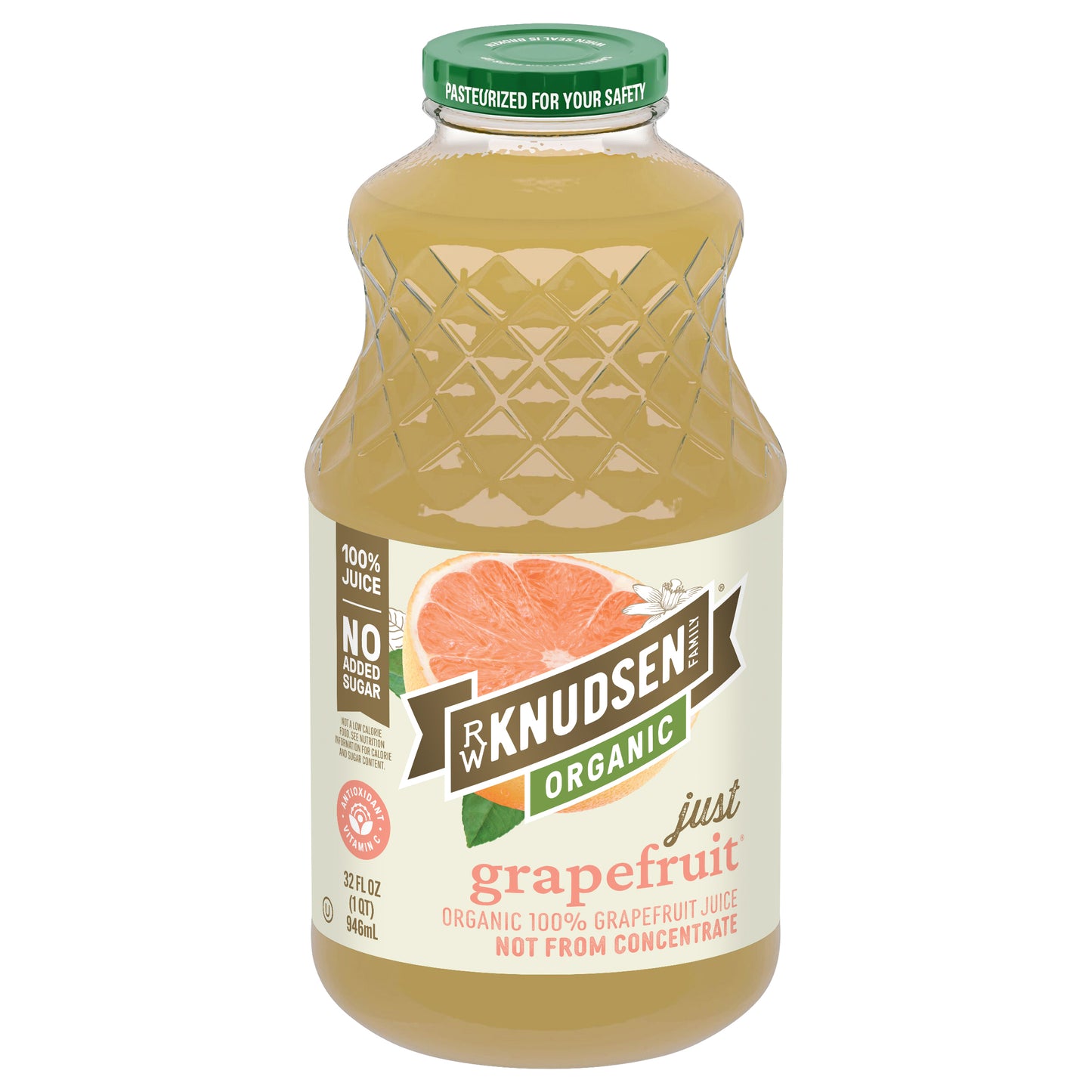 RW Knudsen Family Organic Just Grapefruit 100% Juice 32 fl oz