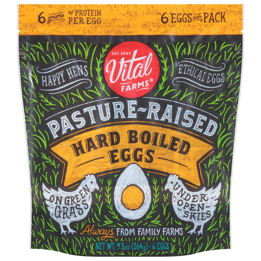 Vital Farms Pasture-Raised Hard Boiled Eggs 6 ea