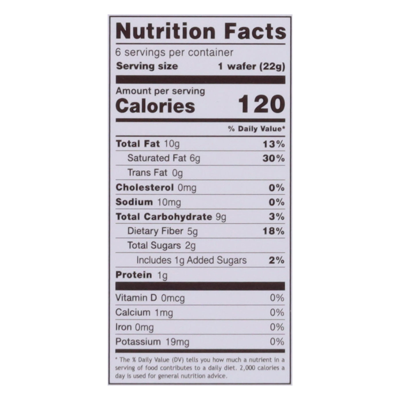 Rip Van Dark Chocolate Wafers 6 - 0.78 oz Packs