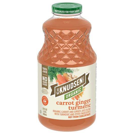 RW Knudsen Family Organic Carrot Ginger Turmeric Juice Blend 32 fl oz