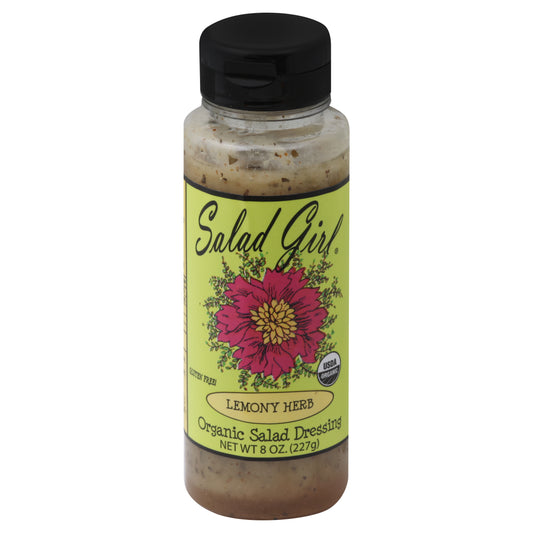 Salad Girl Salad Dressing 8 oz - Lemony Herb