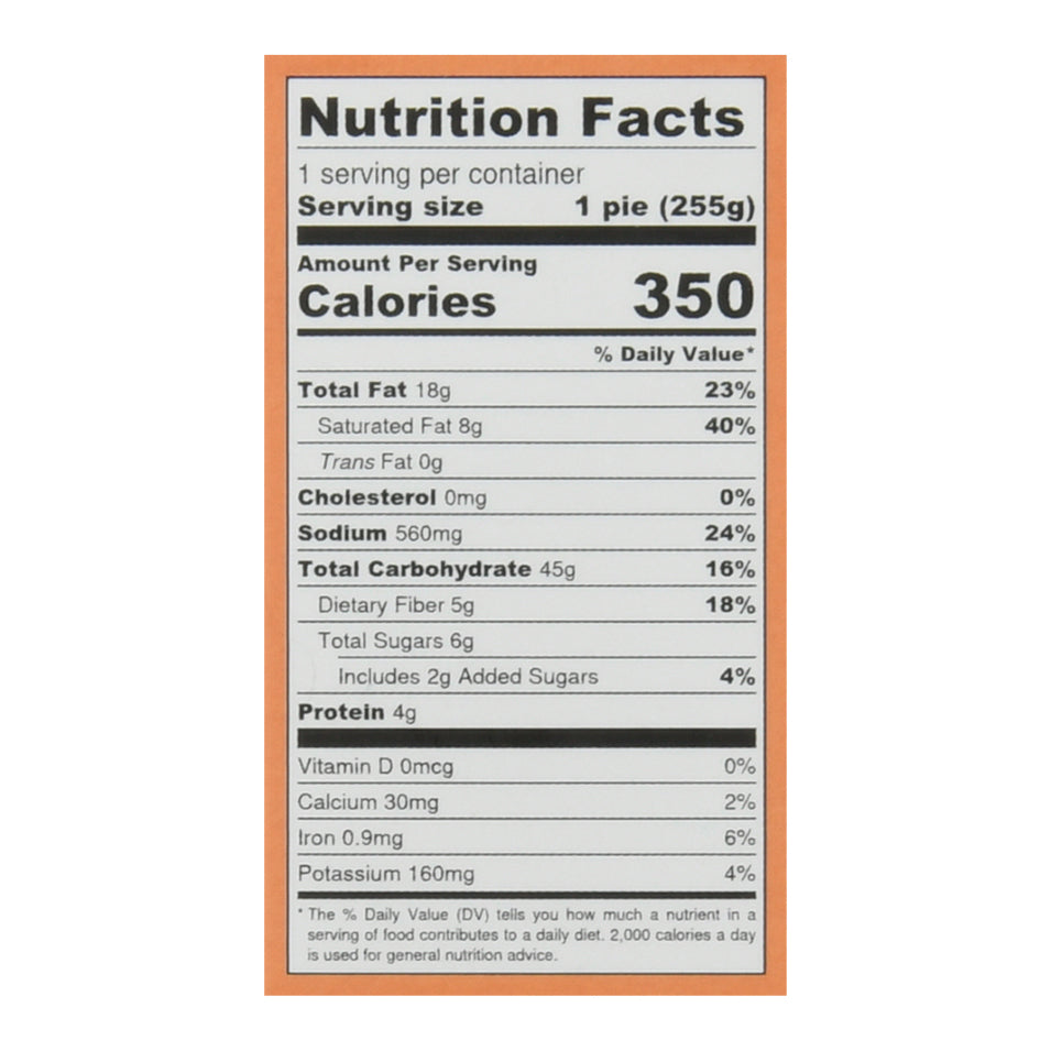 Katz Gluten Free Garden Vegetable Pot Pie 9.0 oz