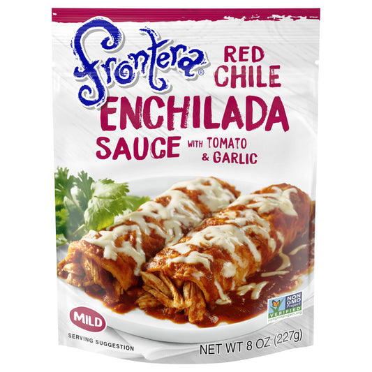 Frontera Red Chile Mild Enchilada Sauce with Roasted Tomato and Garlic, 8 oz