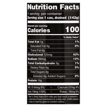 Crown Prince Whole Baby Clams 10 oz