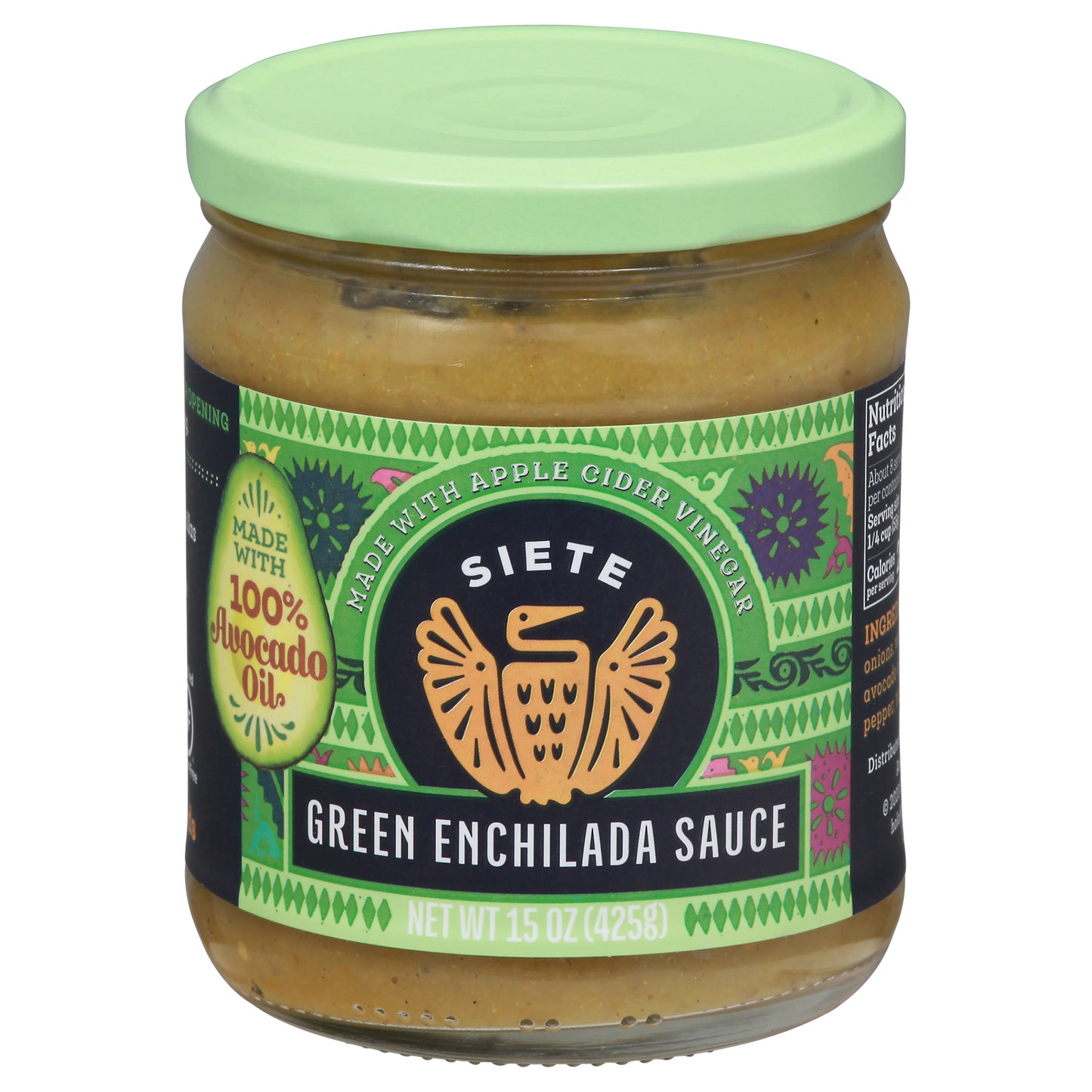 Siete Green Enchilada Sauce 15 oz
