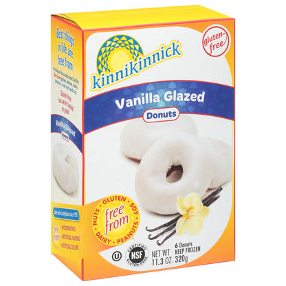 Kinnikinnick Vanilla Glazed Donuts 6 ea