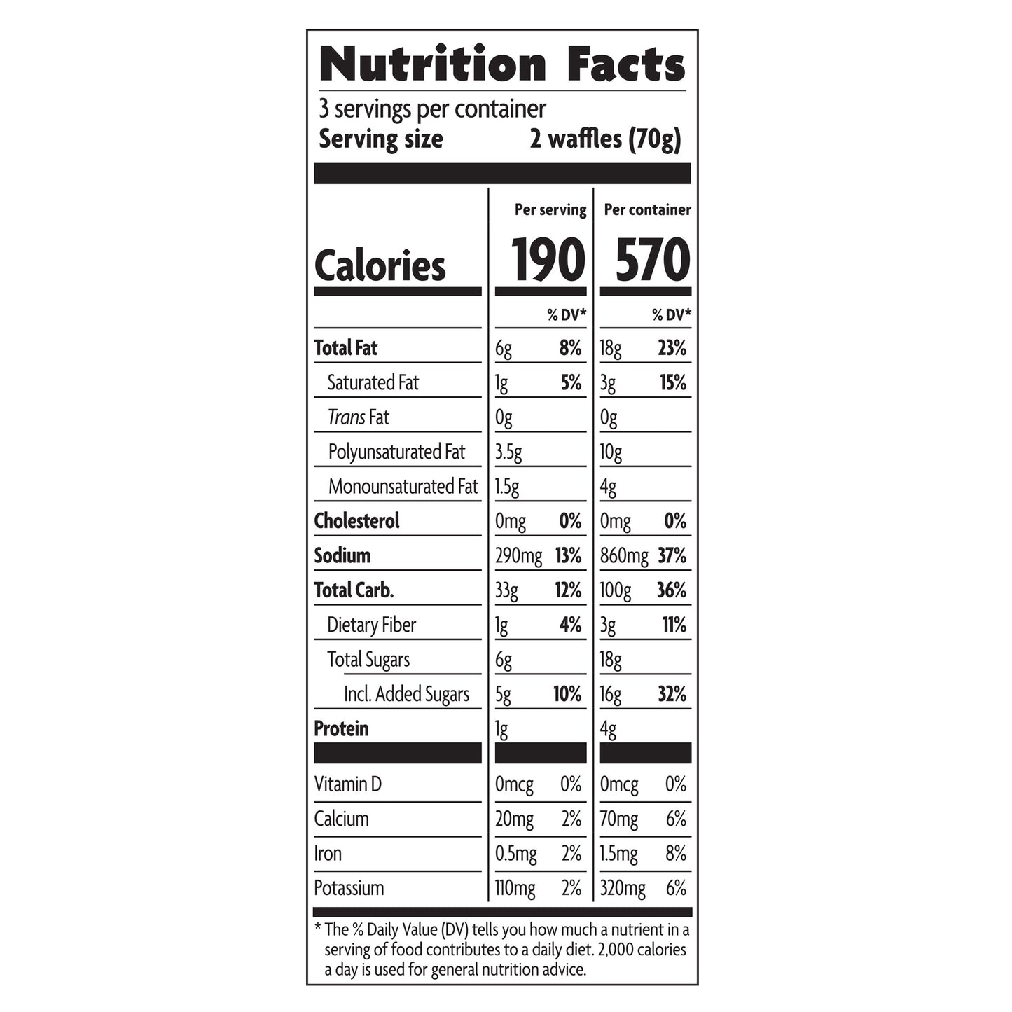 Nature's Path Organic Wildberry Buckwheat Waffles 7oz Box