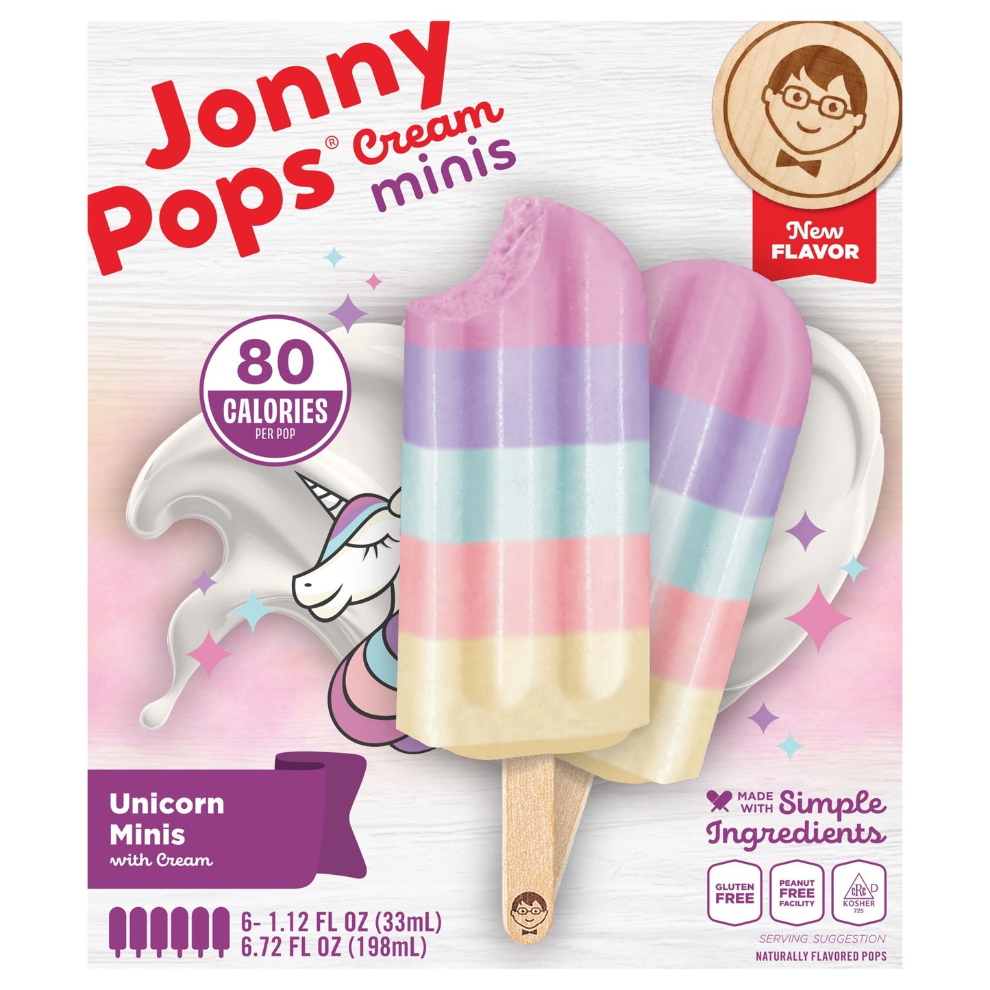 JonnyPops Unicorn Minis with Cream