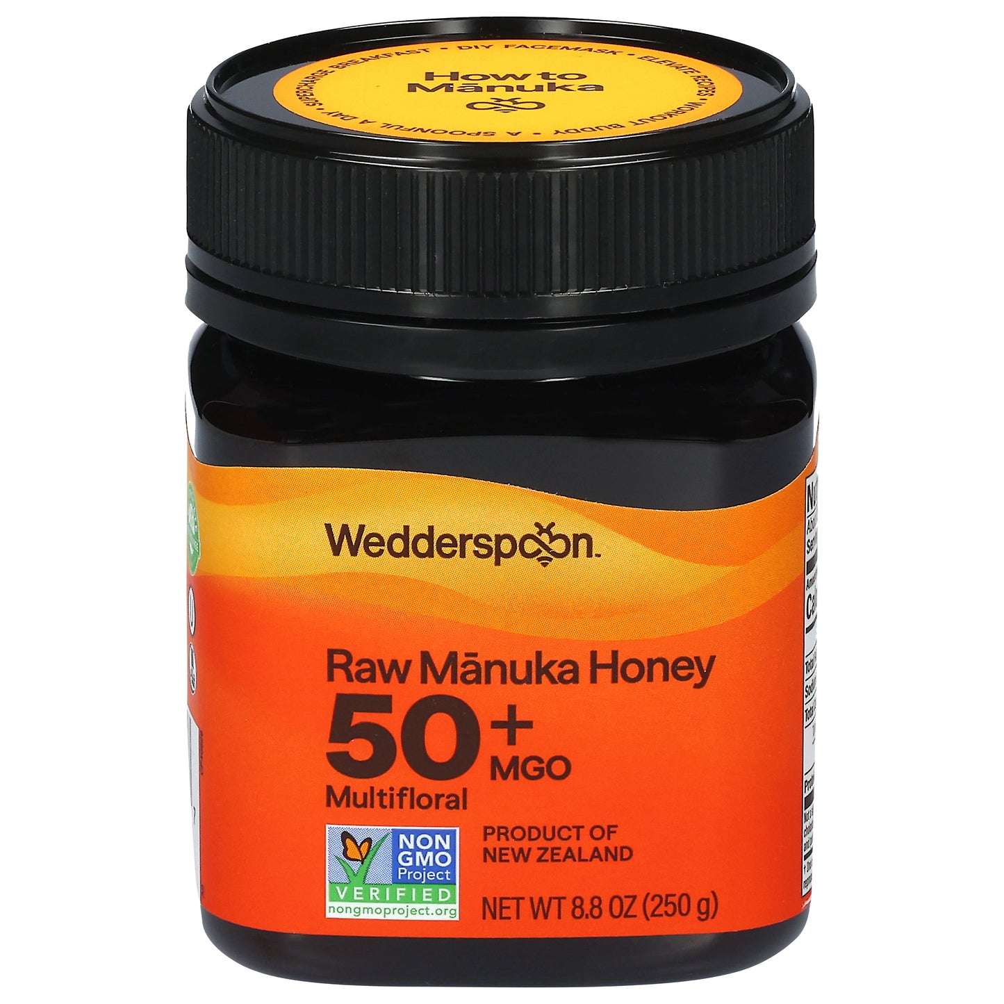 Wedderspoon 50+ MGO Raw Manuka Honey 8.8 oz