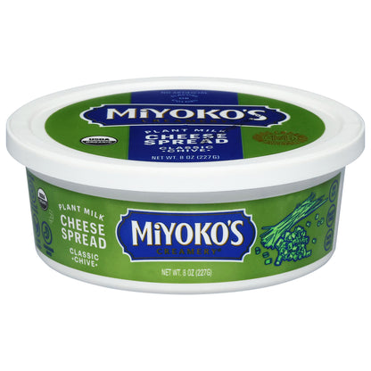 Miyoko's Creamery Classic Chive Cheese Spread 8 oz