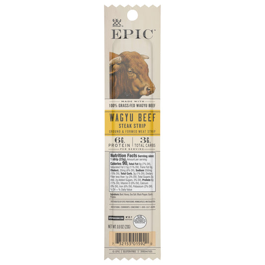 EPIC Wagyu Beef Steak Strip, Grass-Fed, 0.8oz