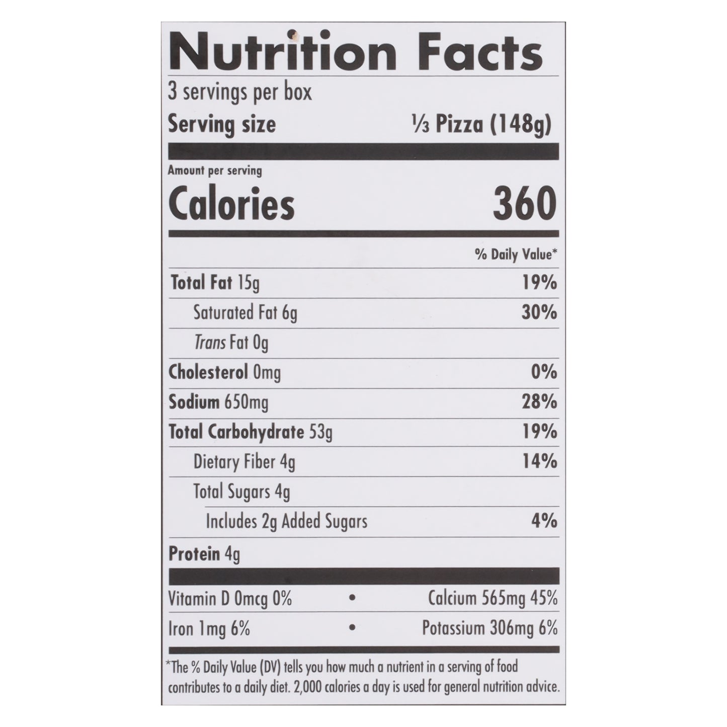 Daiya Gluten-Free Thin Crust Cheese Pizza 15.7 oz