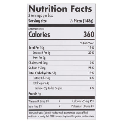 Daiya Gluten-Free Thin Crust Cheese Pizza 15.7 oz