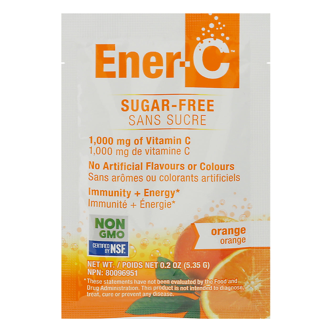 Ener-C 1,000 mg Sugar-Free Orange Vitamin C 0.2 oz