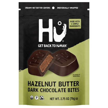 Hu Hazelnut Butter Dark Chocolate Bites 2.75 oz