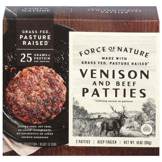 Force of Nature Venison and Beef Patties 2 ea