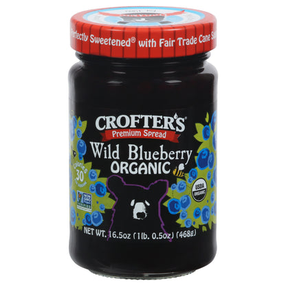 Crofter's Organic Wild Blueberry Premium Spread 16.5 oz