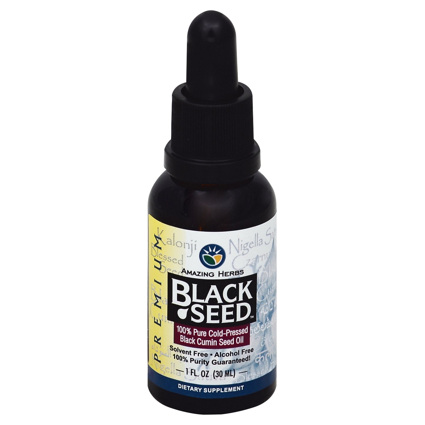 Amazing Herbs Black Cumin Seed Oil 1 oz
