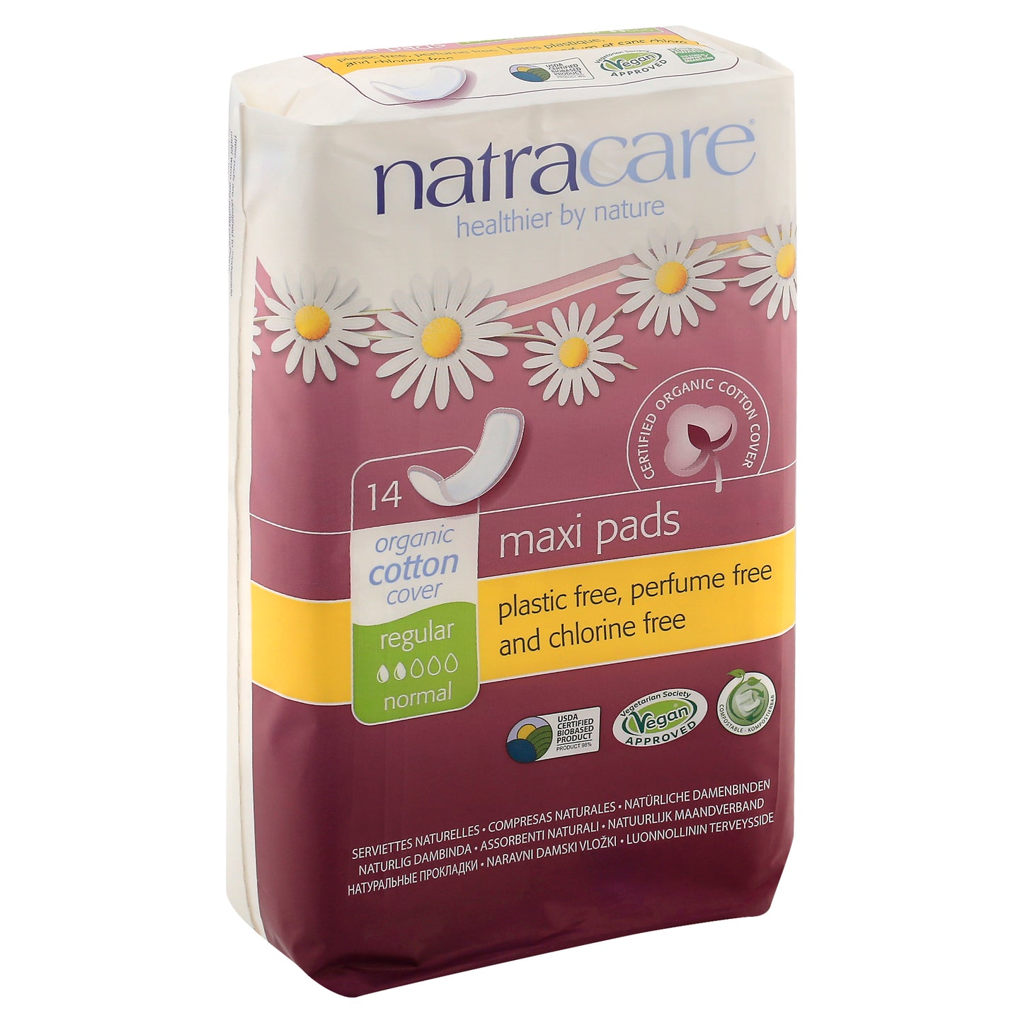 Natracare Maxi Pads 14 ea