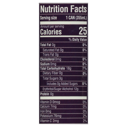 Odyssey Energy + Focus Sparkling Blackberry Lemon Twist Mushroom Elixir 12 fl oz