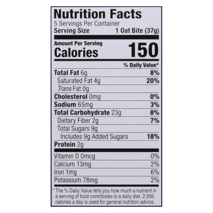 Bobo's Chocolate Chip Oat Bites 5 - 1.3 oz Oat Bites