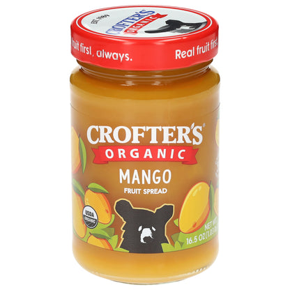 Crofter's Organic Mango Fruit Spread 16.5 oz
