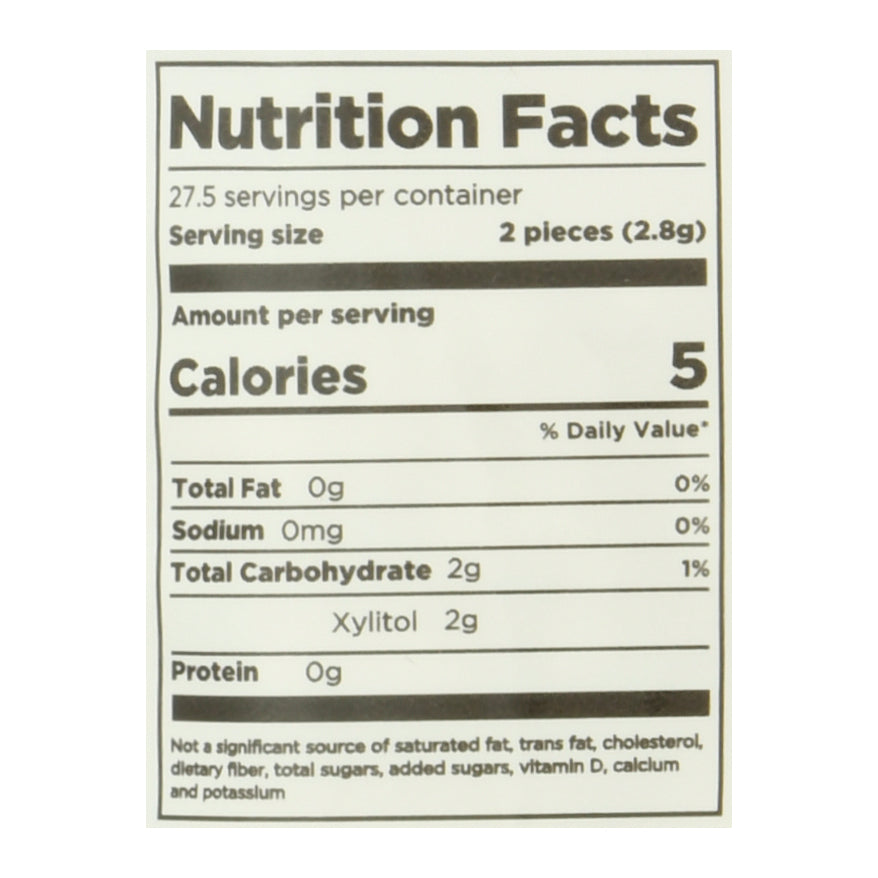 Pur Aspartame Free Bubblegum Sugar Free Chewing Gum 55 ea