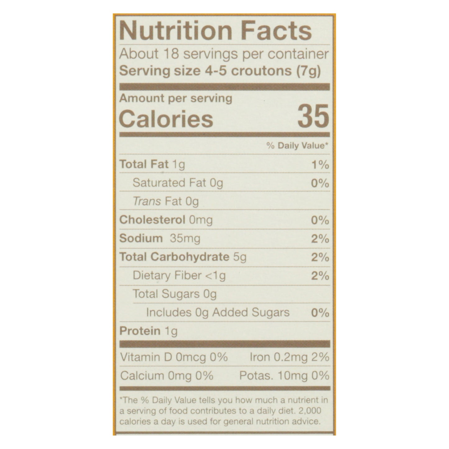 Olivia's Organic Garlic & Herb Croutons 4.5 oz