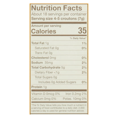 Olivia's Organic Garlic & Herb Croutons 4.5 oz
