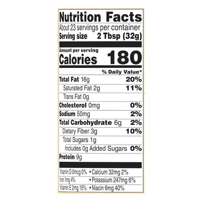 Santa Cruz Organic Creamy Dark Roasted Peanut Butter, 26 Ounces