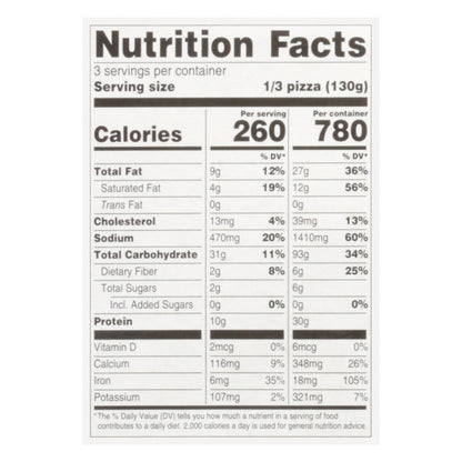 Field Day Organic Wood-Fired Crust Roasted Vegetable Pizza 13.8 oz