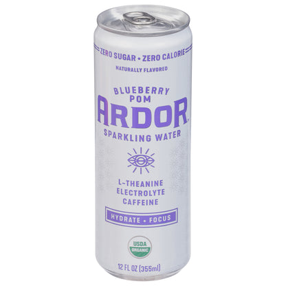 Ardor Blueberry Pom Sparkling Water 12 fl oz