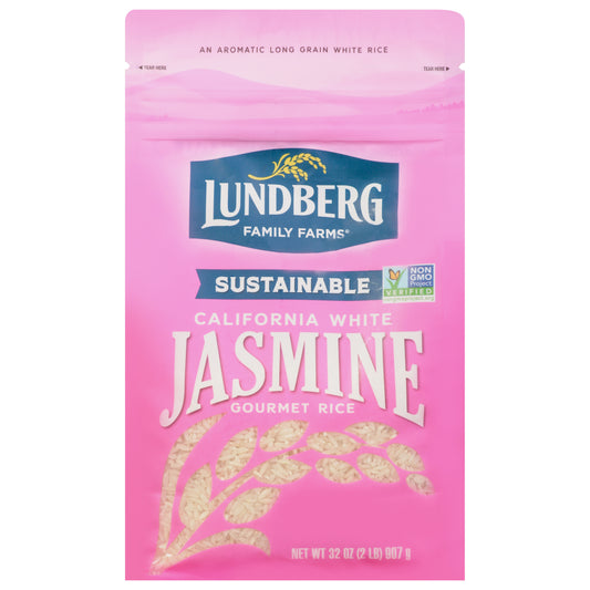 Lundberg Family Farms California White Jasmine Gourmet Rice 32 oz