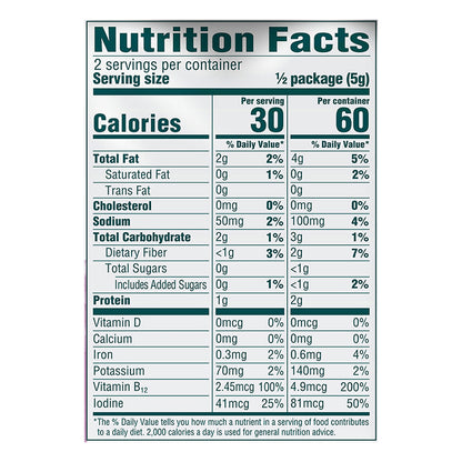 gimme Seaweed Organic Premium Roasted Seaweed Snack, Teriyaki, .35oz