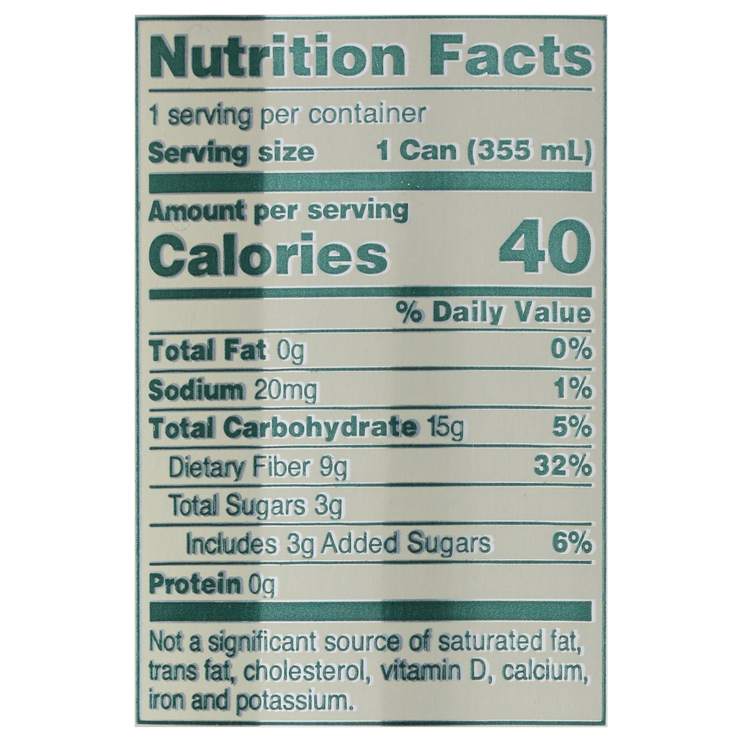 OLIPOP Ginger Lemon, A New Kind of Soda 12 fl oz