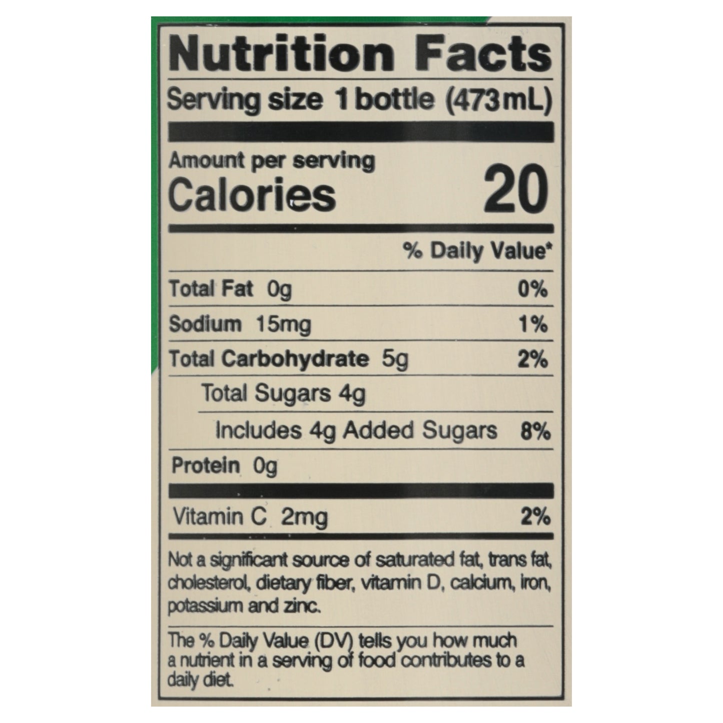 Saint James Low Sugar Original Green Tea 16 fl oz
